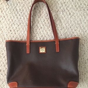 Brown Dooney & Bourke Pebble Leather